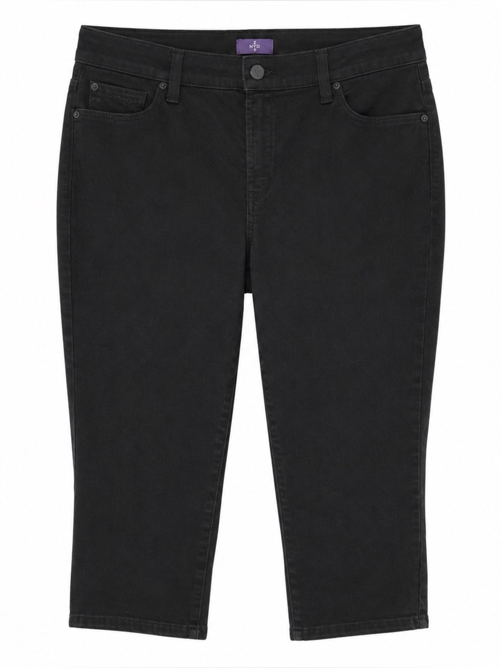 NYDJ Women’s Black Cropped Jeans. Size: 18W